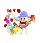 3D Egg Country Part3: Humor Hello（個別スタンプ：39）