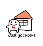 英語版 ジェントルマンおばけの日常（個別スタンプ：18）