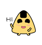 Funny Mr. rice balls（個別スタンプ：1）