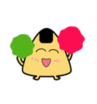 Funny Mr. rice balls（個別スタンプ：7）