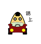 Funny Mr. rice balls（個別スタンプ：10）