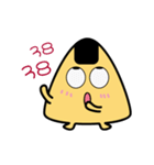 Funny Mr. rice balls（個別スタンプ：21）