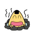 Funny Mr. rice balls（個別スタンプ：22）