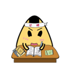 Funny Mr. rice balls（個別スタンプ：29）