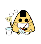Funny Mr. rice balls（個別スタンプ：31）