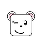 Cute Face and Polar bear（個別スタンプ：20）