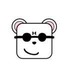 Cute Face and Polar bear（個別スタンプ：31）