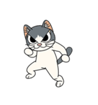 猫空手(弟子編)（個別スタンプ：4）