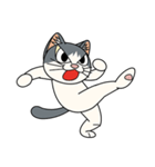 猫空手(弟子編)（個別スタンプ：10）