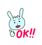 うさ子と夫の日常スタンプ（個別スタンプ：3）