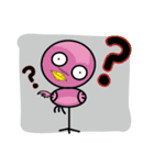 little pink crane（個別スタンプ：2）