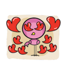 little pink crane（個別スタンプ：40）
