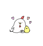 ゆるーいトリたち（個別スタンプ：3）