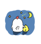 ゆるーいトリたち（個別スタンプ：5）