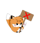 kawaiiNihongo - Fox Stickers（個別スタンプ：6）