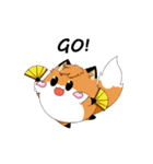 kawaiiNihongo - Fox Stickers（個別スタンプ：28）