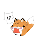 kawaiiNihongo - Fox Stickers（個別スタンプ：34）