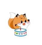 kawaiiNihongo - Fox Stickers（個別スタンプ：40）