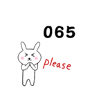 Bunny digital language（個別スタンプ：14）