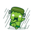 The Naughty Cute Green Monster（個別スタンプ：4）