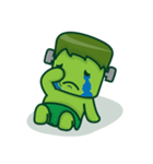 The Naughty Cute Green Monster（個別スタンプ：11）