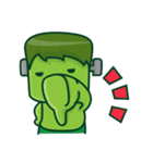 The Naughty Cute Green Monster（個別スタンプ：12）