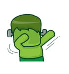 The Naughty Cute Green Monster（個別スタンプ：13）