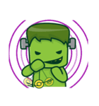 The Naughty Cute Green Monster（個別スタンプ：15）