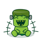 The Naughty Cute Green Monster（個別スタンプ：18）