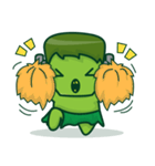 The Naughty Cute Green Monster（個別スタンプ：19）