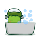 The Naughty Cute Green Monster（個別スタンプ：21）