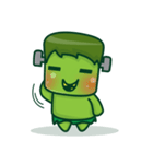 The Naughty Cute Green Monster（個別スタンプ：22）