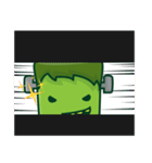 The Naughty Cute Green Monster（個別スタンプ：26）