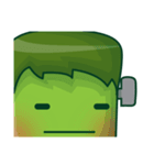 The Naughty Cute Green Monster（個別スタンプ：27）