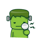 The Naughty Cute Green Monster（個別スタンプ：31）