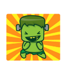 The Naughty Cute Green Monster（個別スタンプ：33）