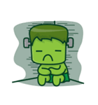 The Naughty Cute Green Monster（個別スタンプ：35）