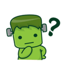 The Naughty Cute Green Monster（個別スタンプ：36）