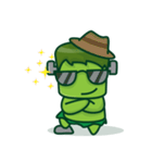 The Naughty Cute Green Monster（個別スタンプ：39）