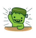 The Naughty Cute Green Monster（個別スタンプ：40）