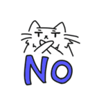 しろいねこスタンプ（個別スタンプ：8）