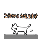 しろいねこスタンプ（個別スタンプ：10）