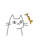しろいねこスタンプ（個別スタンプ：22）
