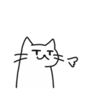 しろいねこスタンプ（個別スタンプ：28）