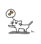 しろいねこスタンプ（個別スタンプ：36）