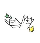 しろいねこスタンプ（個別スタンプ：37）