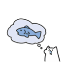しろいねこスタンプ（個別スタンプ：38）