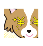 看板犬・パピヨンのあかね（個別スタンプ：16）