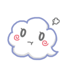 The clouds in the sky（個別スタンプ：4）