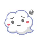 The clouds in the sky（個別スタンプ：10）